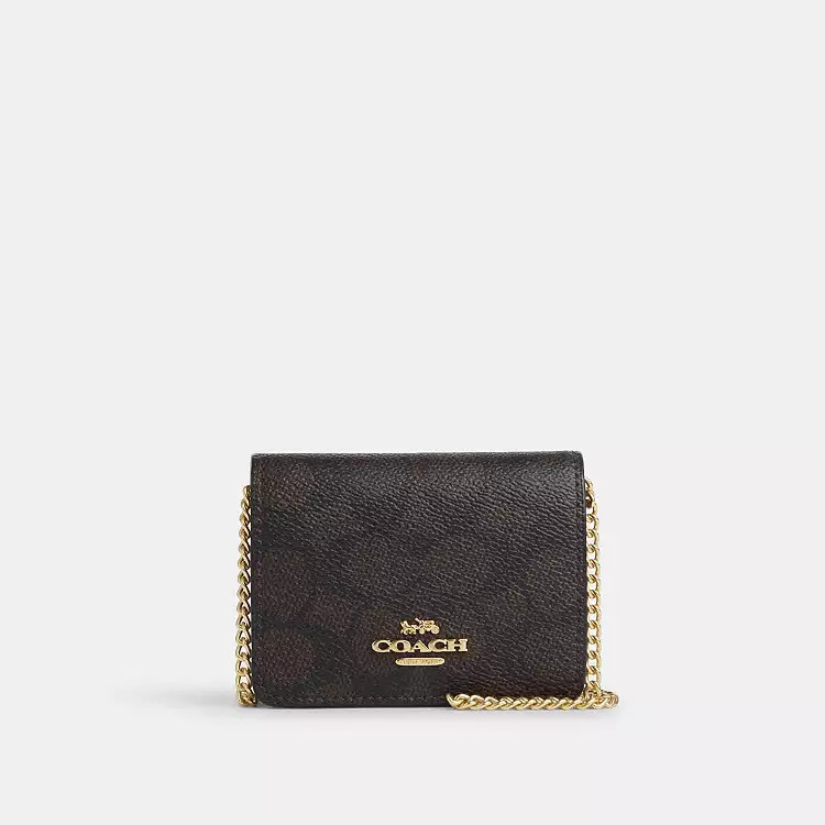 Mini Wallet On A Chain | Coach Outlet US