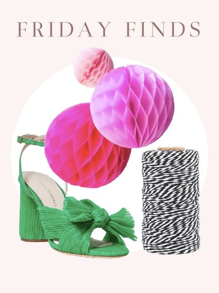 Party decor, dreamy spring heels, and the best twine!!

#LTKFind #LTKSeasonal
