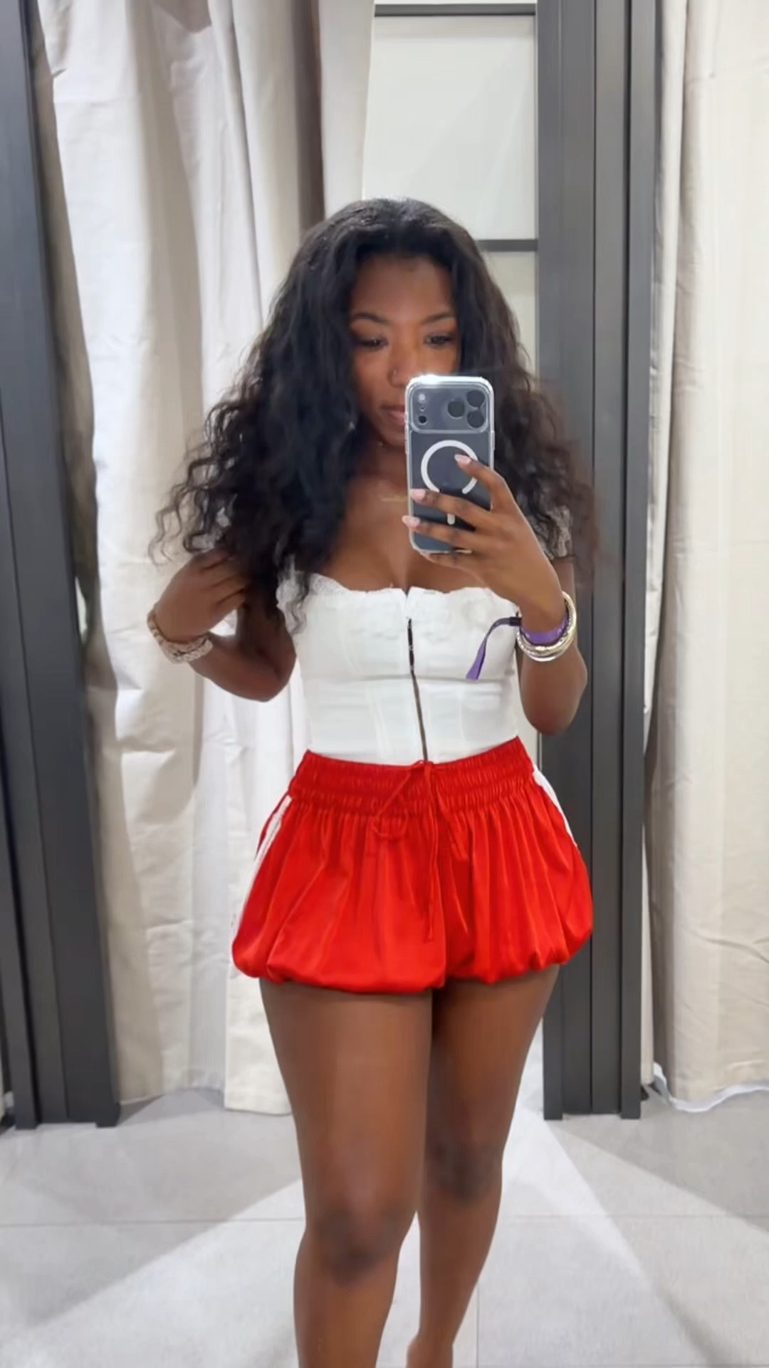 @zara viral ballon shorts with this top and immediate yes for summer fashion finds.

#LTKootd #LTKPetite #LTKMidsize