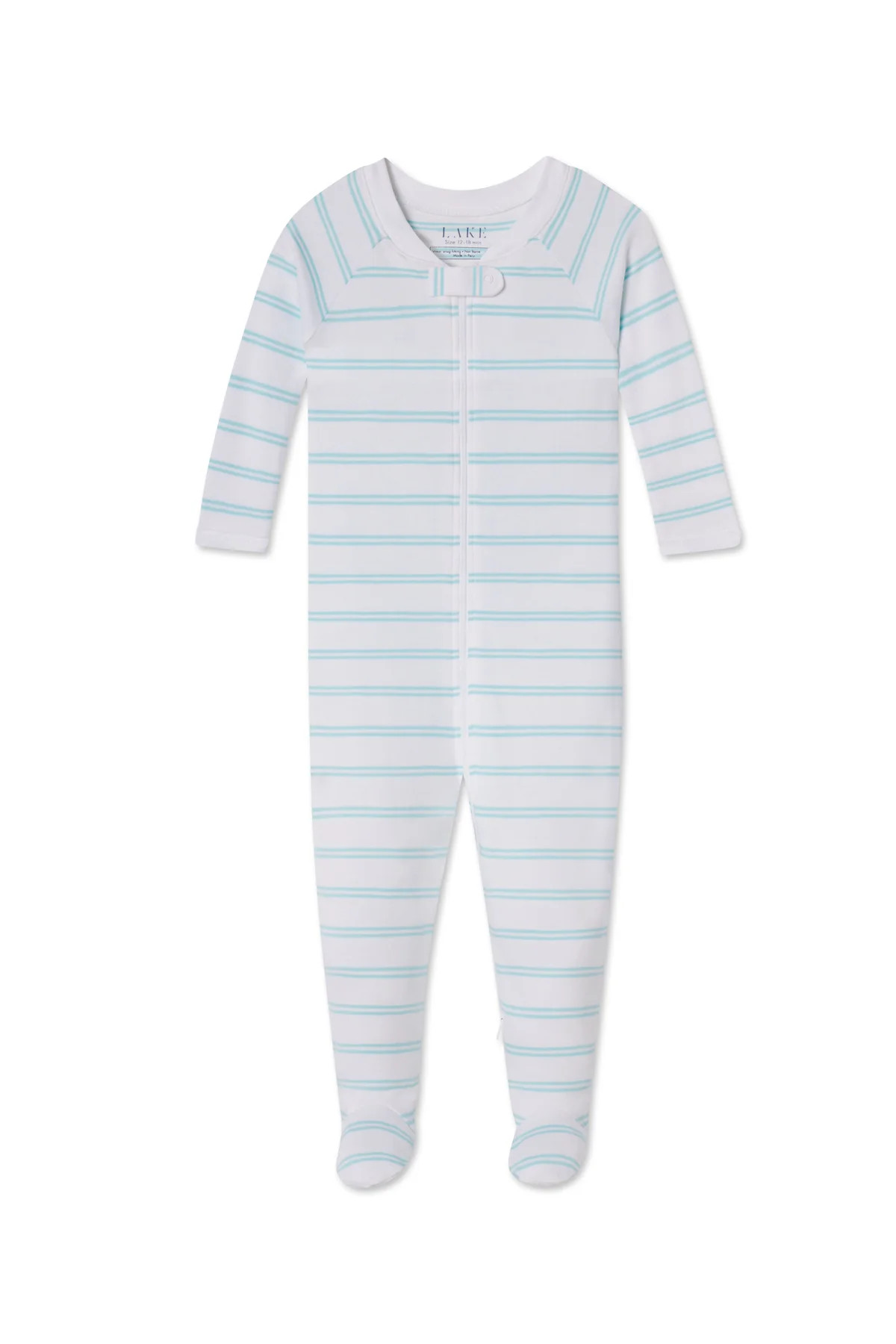 Baby Sleeper in Beach Club Tidal Stripe | Lake Pajamas