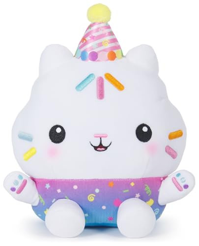 Gabby’s Dollhouse Celebrations, Sprinkle Party Cakey Cat Plush, 10-Inch Interactive Stuffed Animal with Sounds, Kids Toys for Girls & Boys Ages 3+ | Amazon (US)