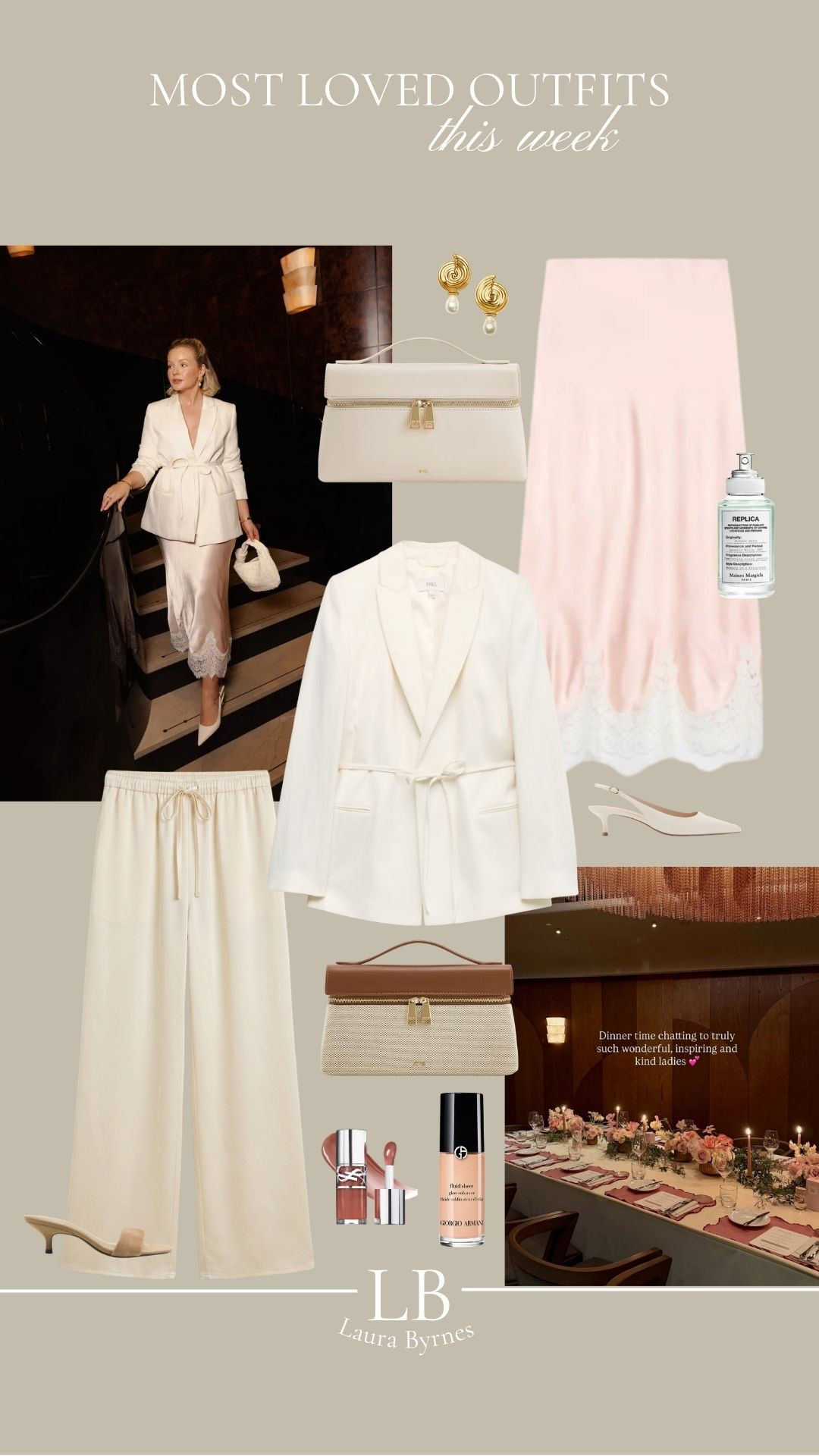Most Loved Outfits this week! 🤍 

Wardrobe Staples, Spring Style, Spring Fashion, Spring Outfit, Occasion Wear, Dressed up, Evening Outfit, Cream Blazer, Summer Outfit Inspiration, Jw Pei Bag, Beauty Essentials 

 #LTKuk #LTKspring #LTKeurope