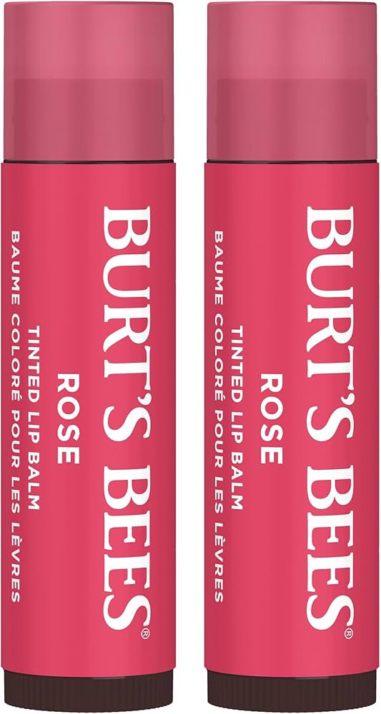 Burt's Bees Lip Tint Balm Valentines Day Gifts with Long Lasting 2 in 1 Duo Tinted Balm Formula, ... | Amazon (US)