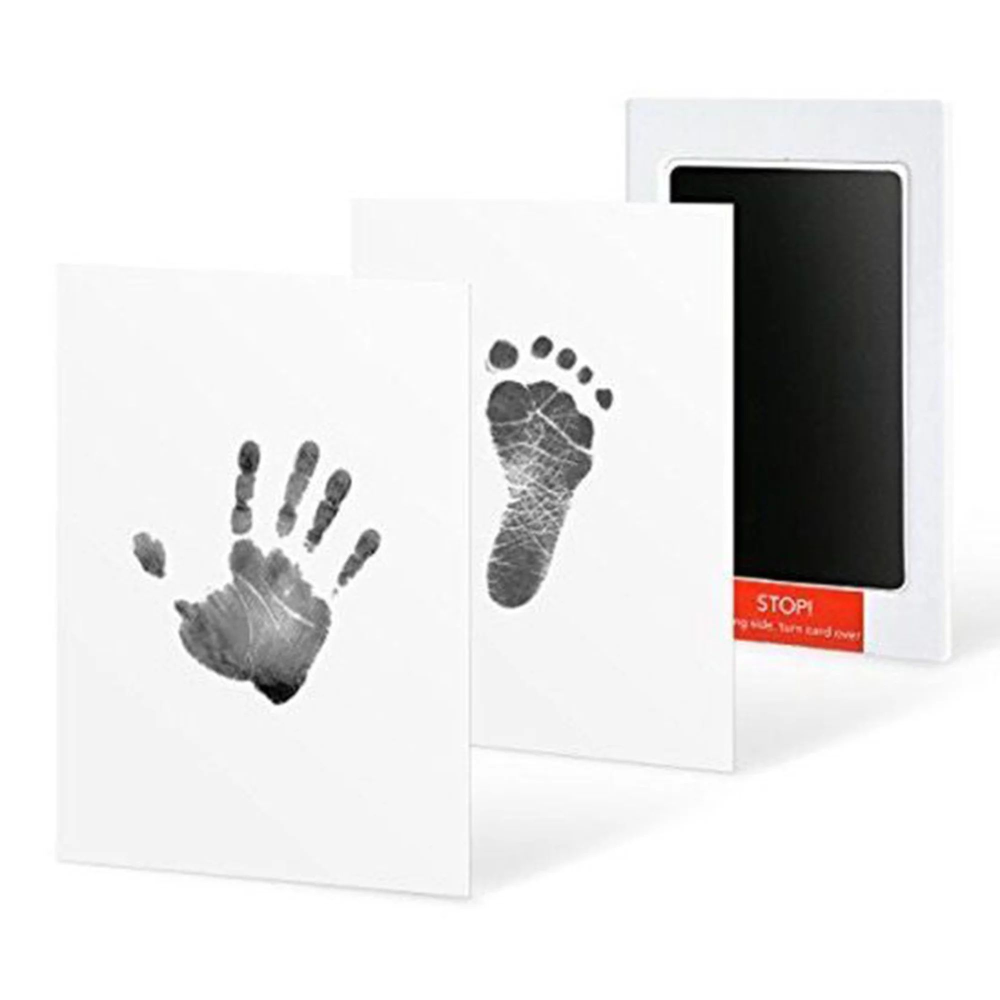 Binpure Baby Footprint  Handprint Ink Pad 3Pcs Clean Touch Hand and Foot Paw Keepsake Stamp Print... | Walmart (US)