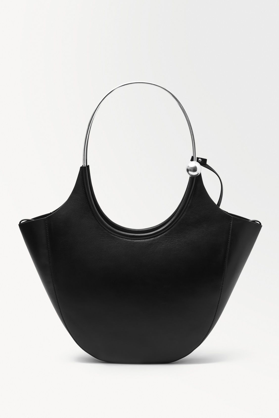 THE HALO LEATHER TOTE - BLACK - Bags - COS | COS (US)