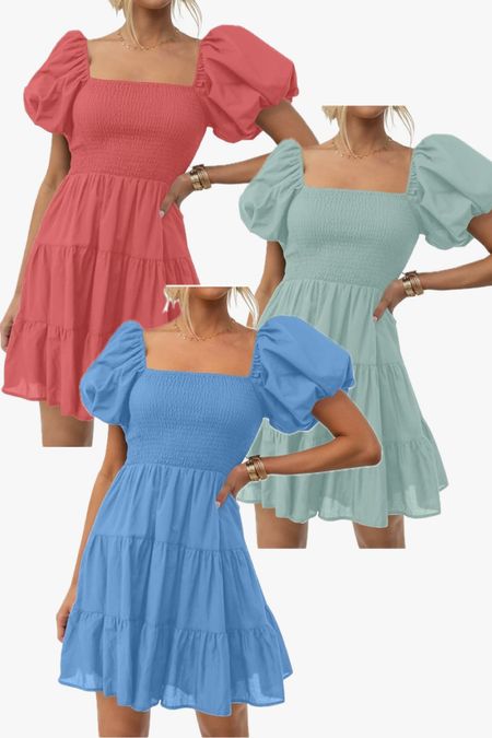 Boho summer puff sleeve dress
This dress comes in multiple colors and would be perfect for any occasion! 
⭐️ be sure to apply the 10% coupon and then enter code 40ZFV2EP at checkout to get an additional 40% off⭐️ 
⭐️Code is valid through 3-24-24 

#LTKstyletip #LTKsalealert #LTKSeasonal