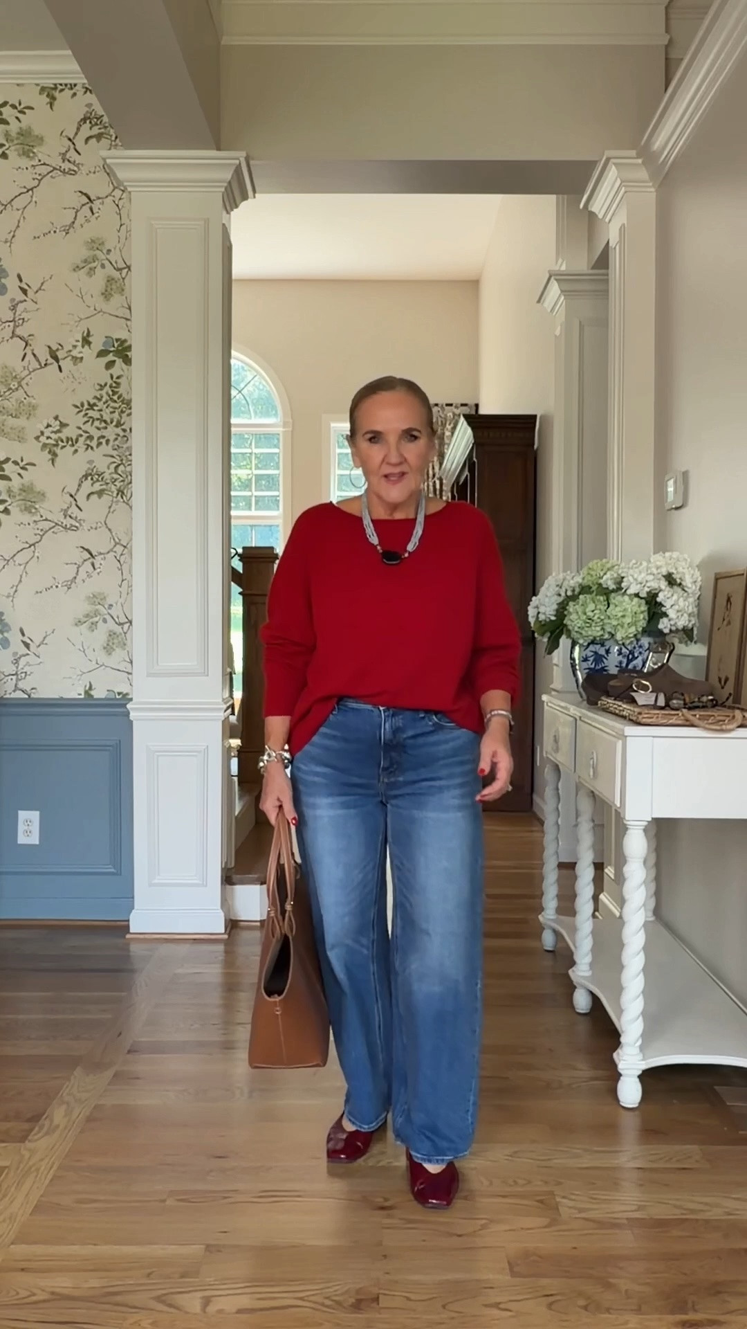 Boatneck sweater medium 
Jeans 29 reg

#LTKOver40 #LTKMidsize #LTKootd