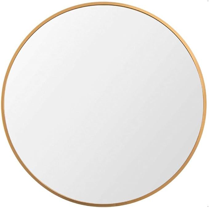 Beauty4U 19.7" Wall Circle Mirror Large Round Gold Farmhouse Circular Mirror for Wall Decor Big B... | Amazon (US)