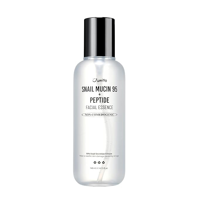 JUMISO Snail Mucin 95% + Peptide Essence 4.73 fl.oz / 140ml | Hydrating Serum with Snail, Face Mo... | Amazon (US)