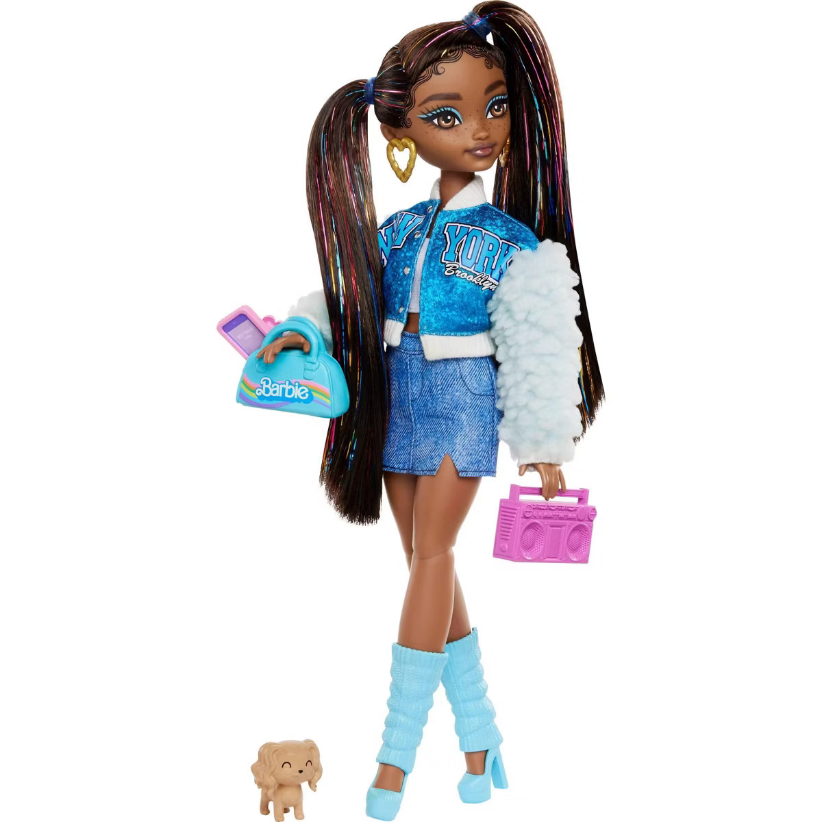 Barbie 12.7" Dream Besties Barbie Brooklyn Fashion Doll Brown Hair/Brown Eyes with Video & Music ... | Target
