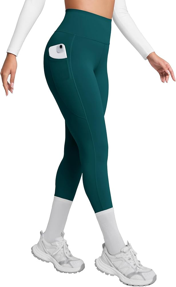 BRXL Women's Tummy Control Fleece Lined Leggings Zip Pocket High Waist Water Resistant Winter Leg... | Amazon (US)