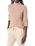 Amazon Essentials Women's Fisherman Cable Turtleneck Sweater | Amazon (US)