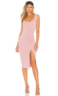 Nookie Divine Midi Dress in Dusty Pink from Revolve.com | Revolve Clothing (Global)