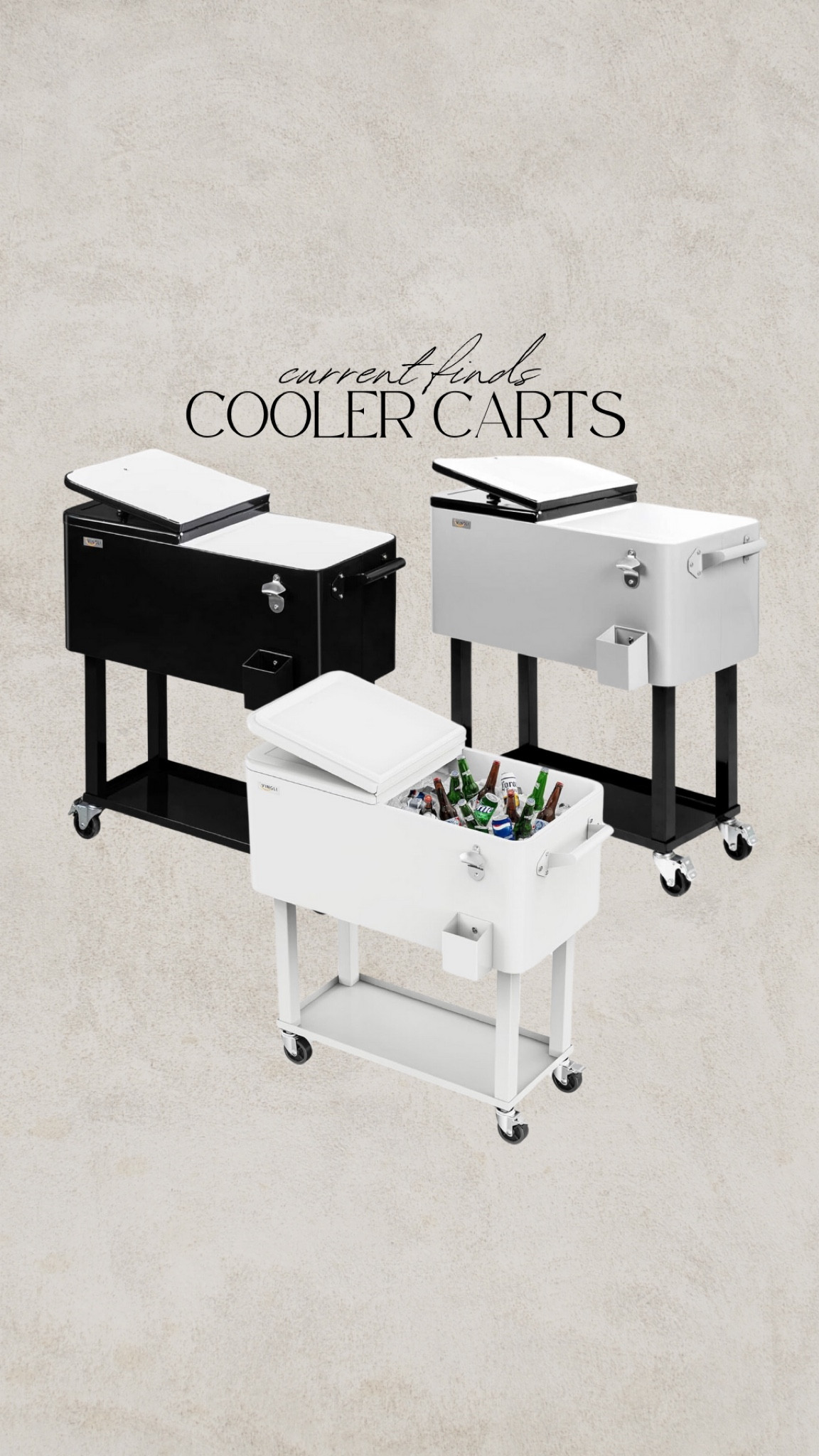 Love these outdoor cooler carts from Amazon! Perfect for a summer get together #ltkxamazon #amazonfinds

#LTKHome #LTKSaleAlert #LTKSeasonal