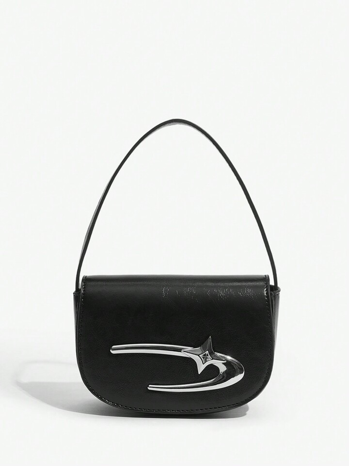 SHEIN ICON Street Style,Punk Style Women's Mini Flap Top Handle Bag | SHEIN