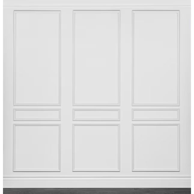 Luxe Architectural Self-Adhering Nine Piece Wall Moulding Kit, Finished/Primed | Lowe's