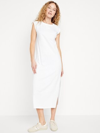 Sleeveless Maxi Column Dress | Old Navy (US)