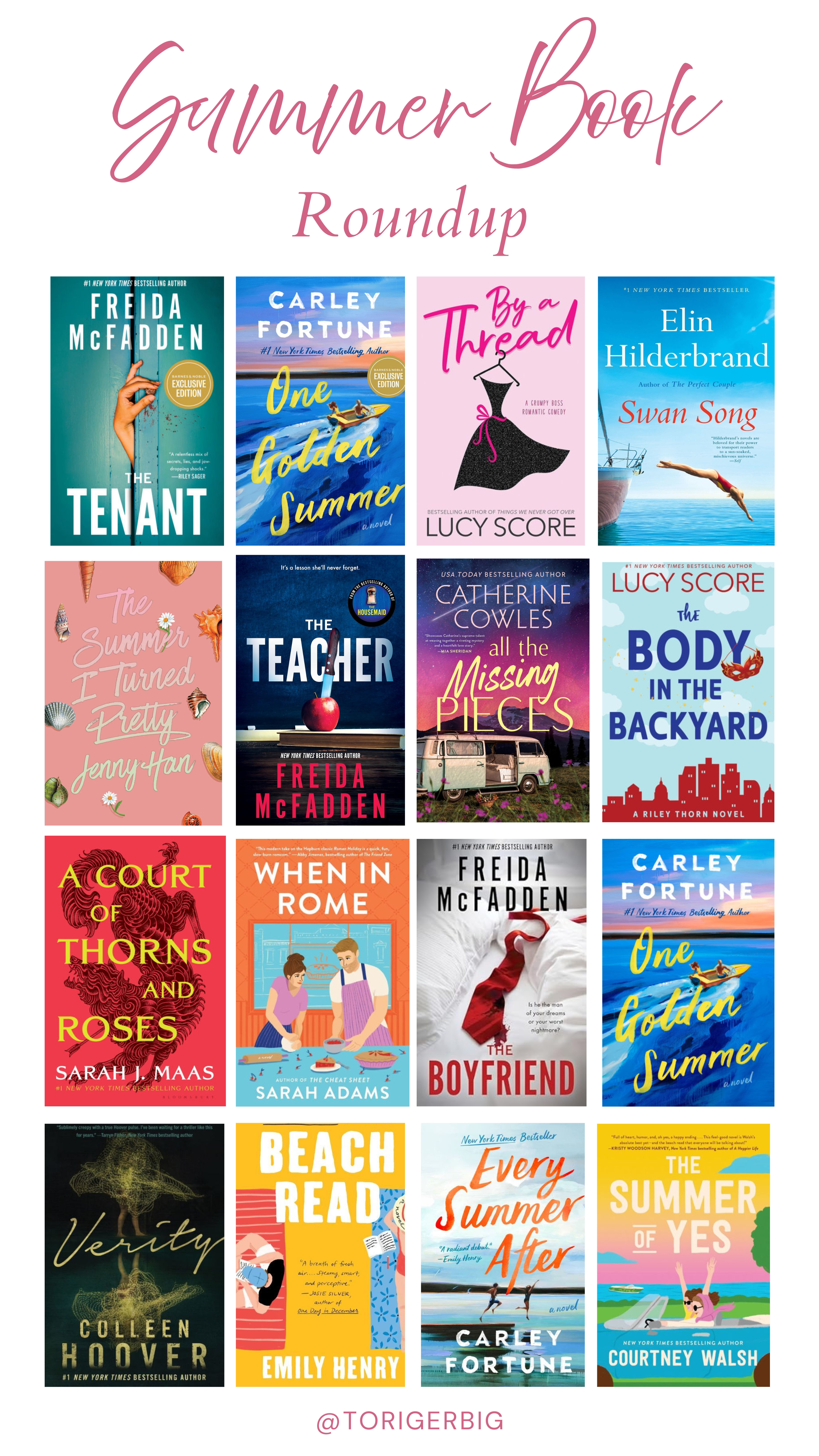 Some must reads for this summer !! Perfect for relaxing by the beach, pool, or in the backyard. 

#book #summerread #summerbooks 

 #LTKSummerEdit #LTKSaleAlert #LTKFindsUnder50