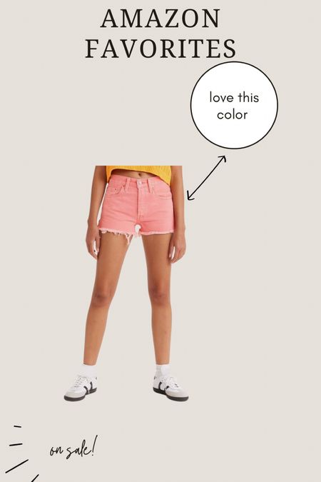 Amazon favorites
Colored Levi shorts
Amazon fashion 
Amazon daily deal 
Spring outfit 2024

#LTKstyletip #LTKfindsunder50 #LTKsalealert