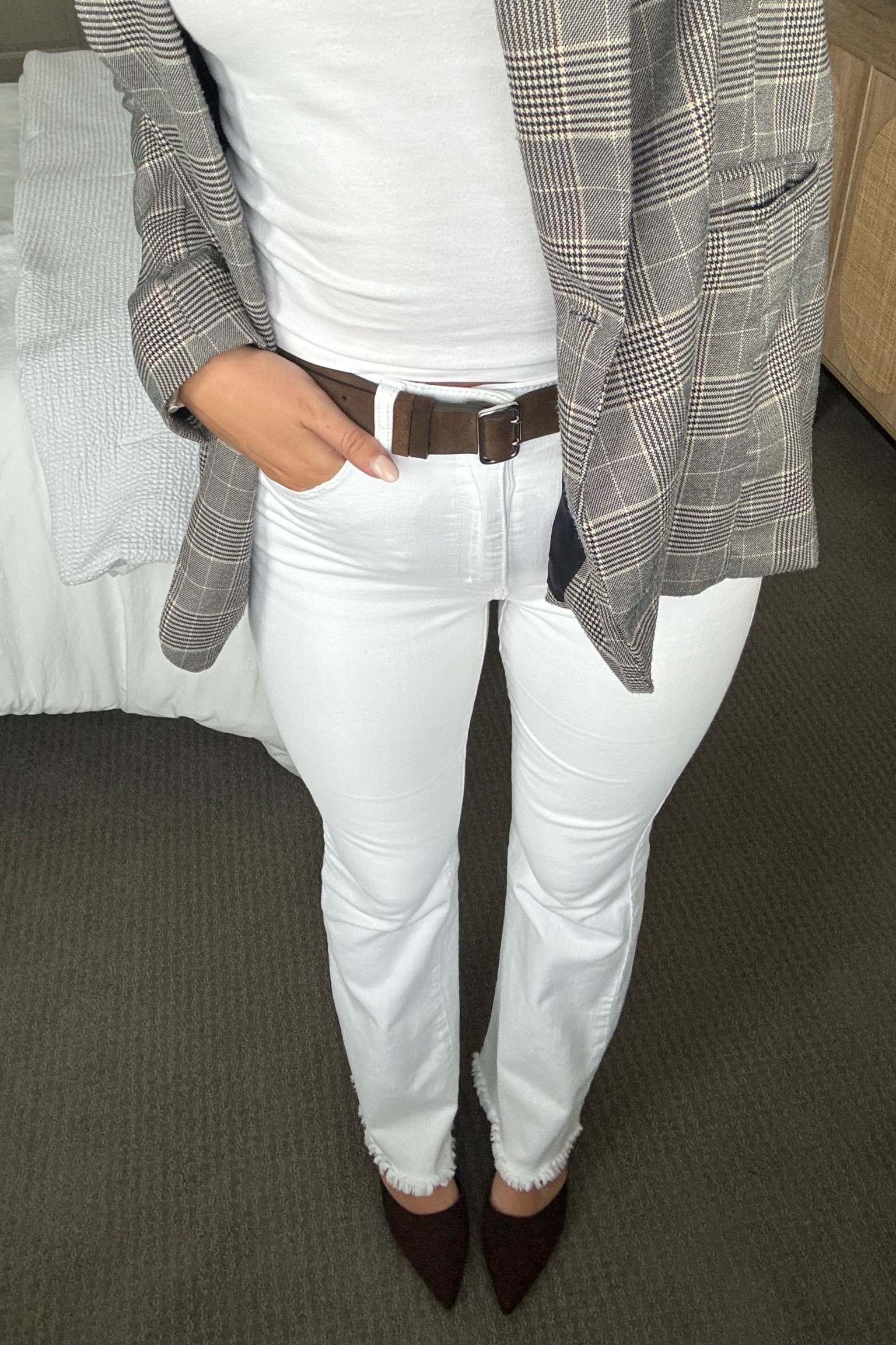 Tuesday’s office ootd 🤍🤎

#LTKSeasonal #LTKShoeCrush #LTKWorkwear