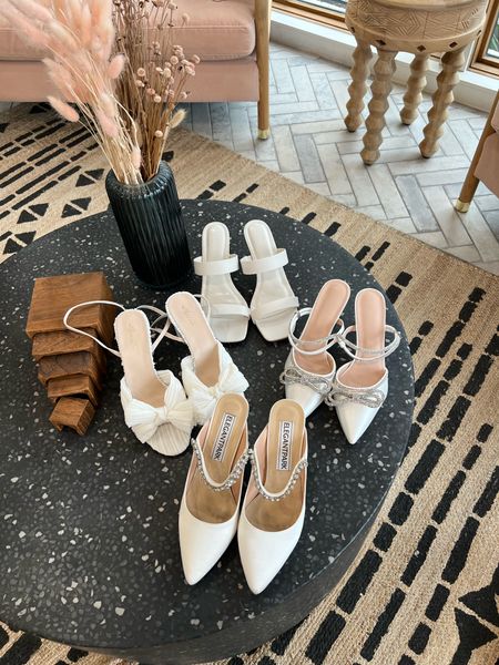 White heels under $50! Most are designer look alike 😉💸

White dress, bridal, bride, white dresses, long sleeve dress, bridal shower dress, engagement photos, engagement party, reception dress, wedding, wedding gown, bridal tea, bridal party, elopement, elope, beach wedding, mountain wedding, destination wedding, honeymoon, formal dress, formal wear, rehearsal dinner dress, rehearsal dinner, after party dress, lace, ruffled, ruffles, satin, fall, fall wedding #wedding #bride #bridal #whitedress #dresses #dress white heels, wedding heels, bridal heels

Follow my shop @brayleafisher on the @shop.LTK app to shop this post and get my exclusive app-only content!

#liketkit  
@shop.ltk
https://liketk.it/42Rbz#LTKunder50 #LTKunder100