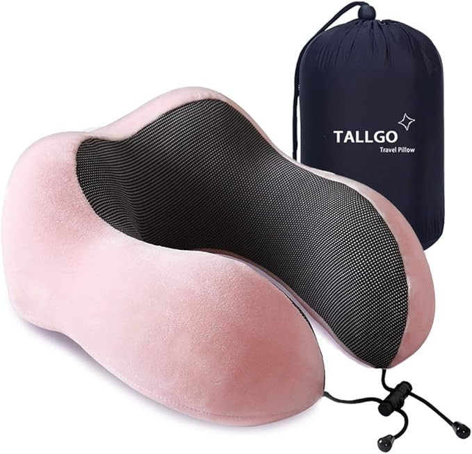 Travel Pillow, Best Memory Foam Neck Pillow Head Support Soft Pillow for Sleeping Rest, Airplane ... | Amazon (US)