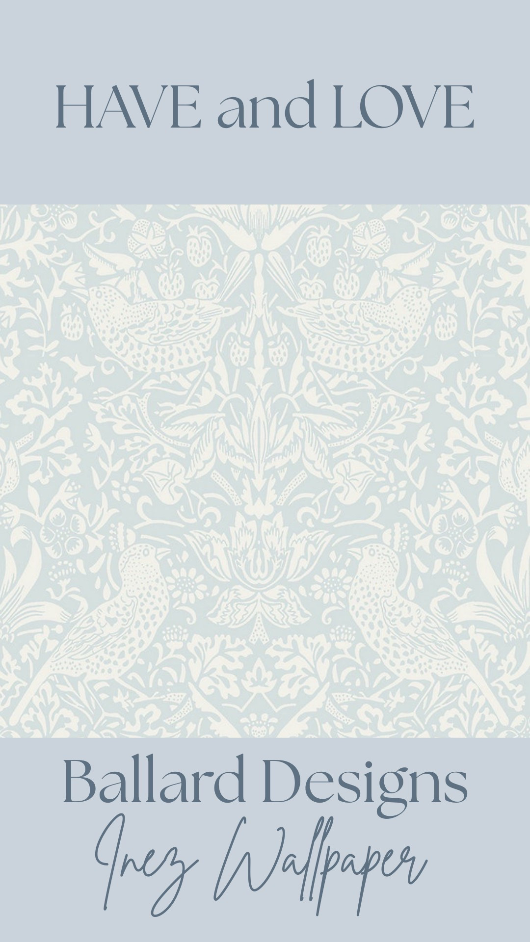 Have and Love 
Ballard Designs 
Inez Wallpaper in Mist
Blue  and white forever! 


Coastal Decor 
Cottage Decor 
Farmhouse Decor 
Blue and White Decor 
Blue and White Wallpaper
Coastal Grandmother 

#LTKWatchNow #LTKStyleTip #LTKHome