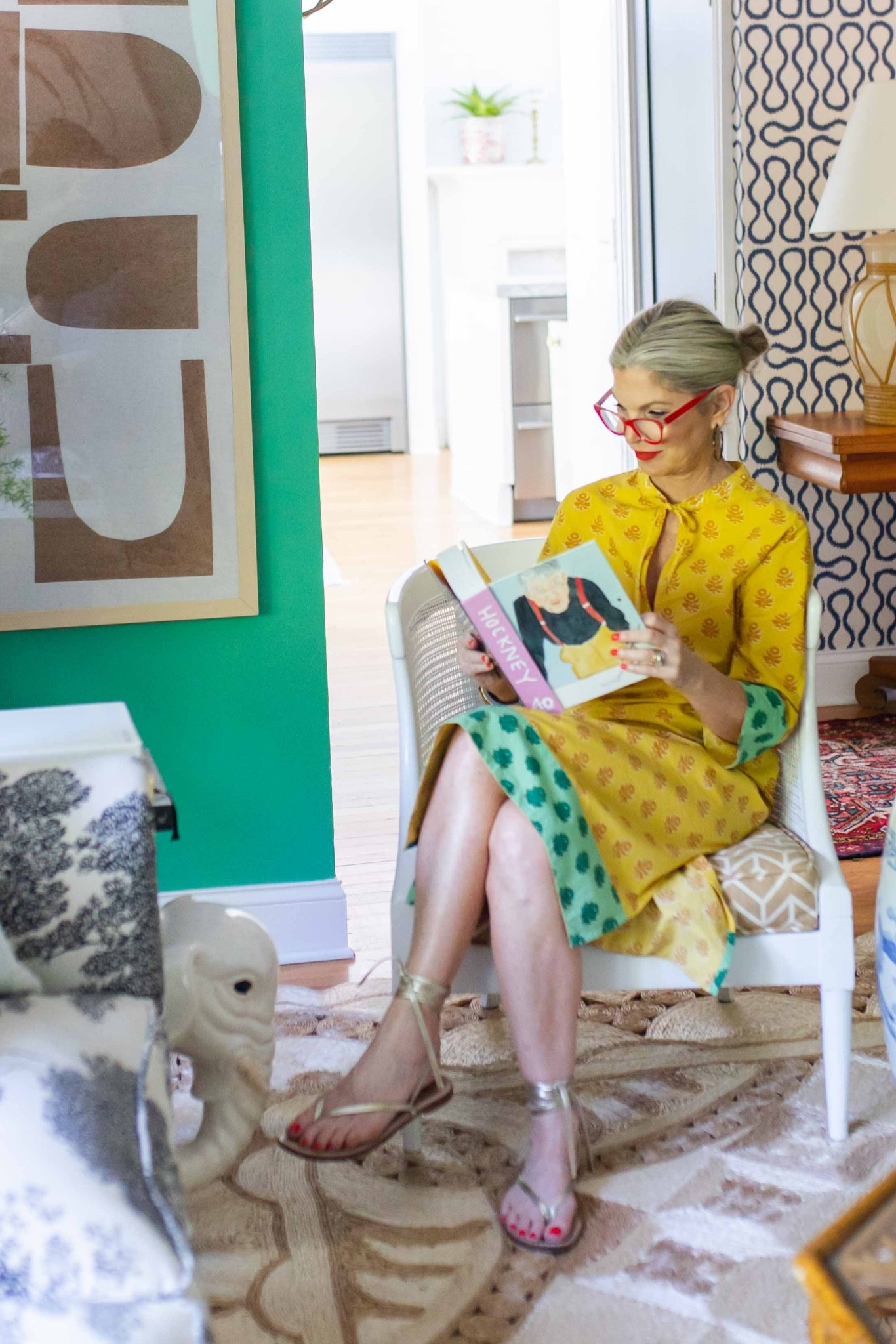 Select styles from our @prinfresh collection (including this happy caftan!) are on sale just through this weekend! ☀️ 
📷 @jessica_amerson