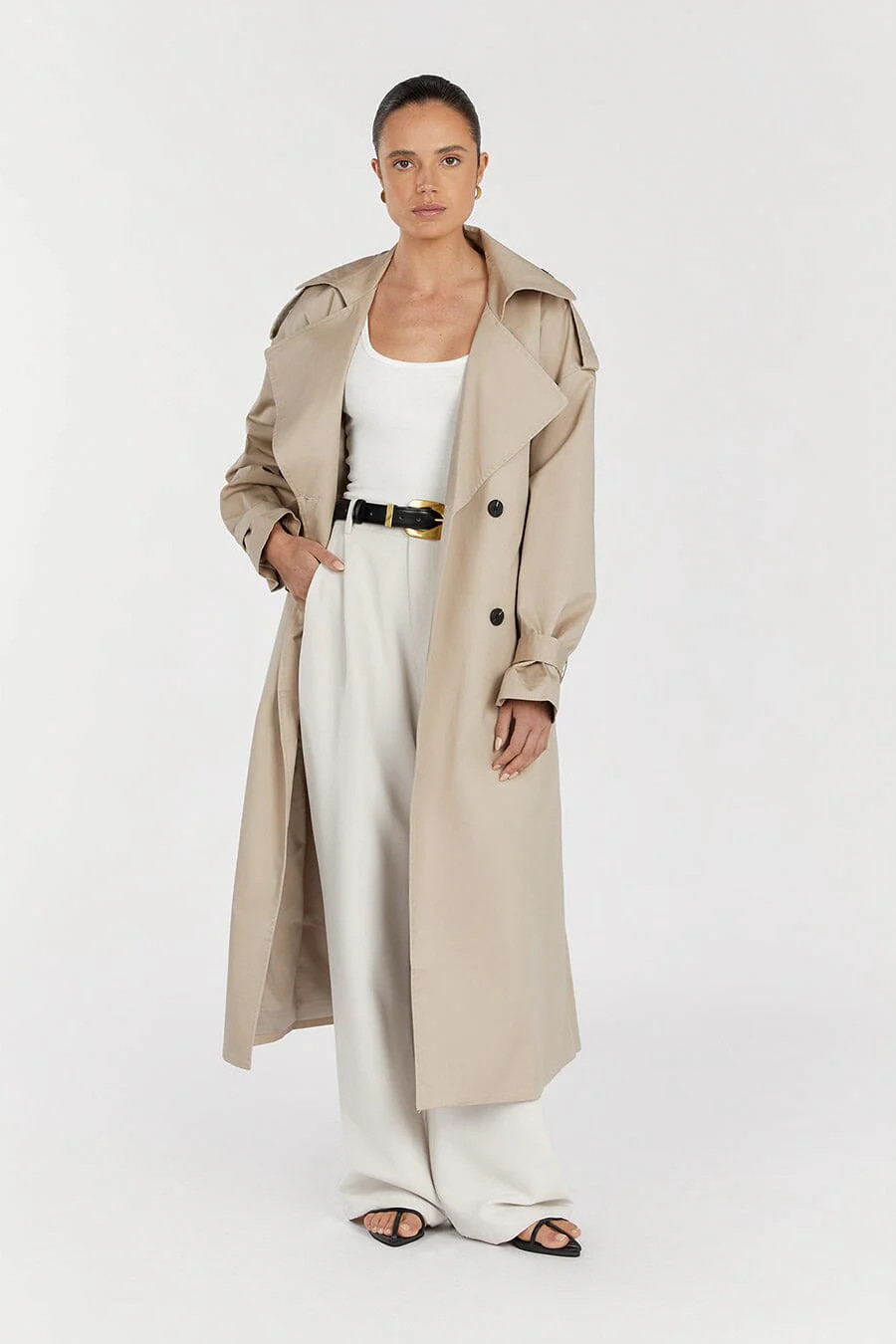 CAMERON STONE TRENCH COAT | DISSH