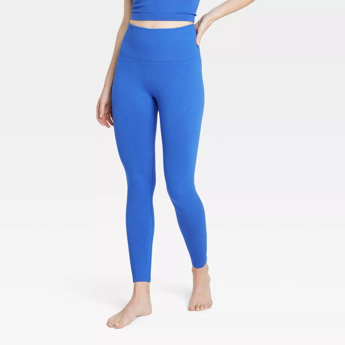 Women's Seamless High-Rise Rib Leggings - All In Motion™ | Target
