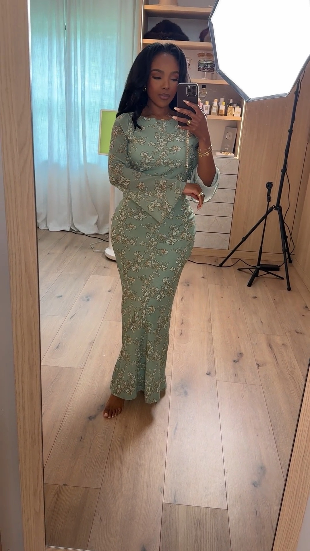 Scroll to shop this soft floral moment 🌿

This fitted maxi with delicate florals and flared sleeves is so feminine and flattering—perfect for brunch, baby showers, or a pretty spring event.

📏 Measurements: 5’4”, 140 lbs, 34D bust, 27” waist, 40” hips

Follow me on Instagram and YouTube @kirasfashionfinds 

#LTKgrwm #LTKPetite #LTKootd