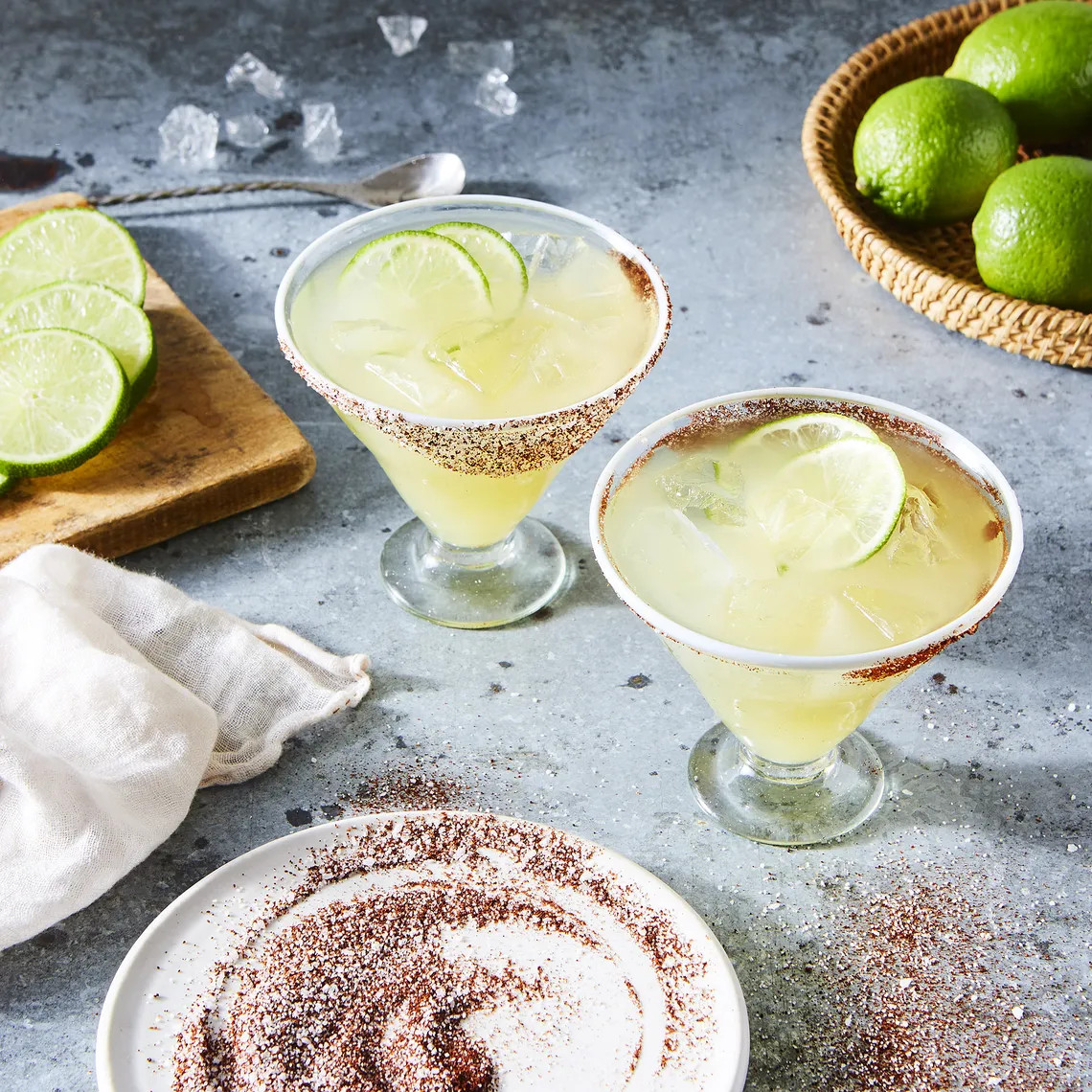 Sobremesa Hand-Blown Recycled Margarita Glasses (Set of 2), 3 Colors, Recycled Glass | Food52
