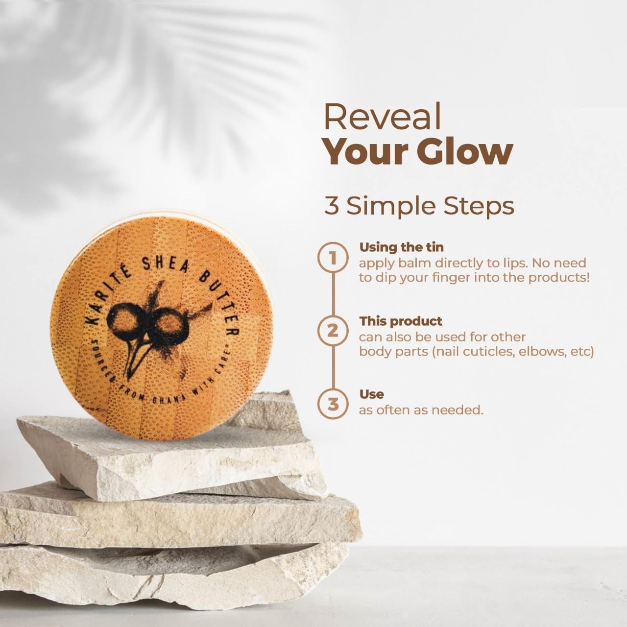 Karité Baume à Lèvres Nourishing Lip Balm - Intense Lip Moisturizer for Dry Lips, Shea Butter,... | Amazon (US)