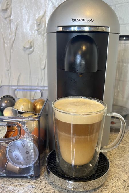 Better than Starbucks!! My 2 fave Nespresso coffee appliances.  Creatista uses small pods and froths milk w/attached wand  Vertuo uses large pods and makes larger cups. Love both!!

#LTKHoliday #LTKhome #LTKfamily
