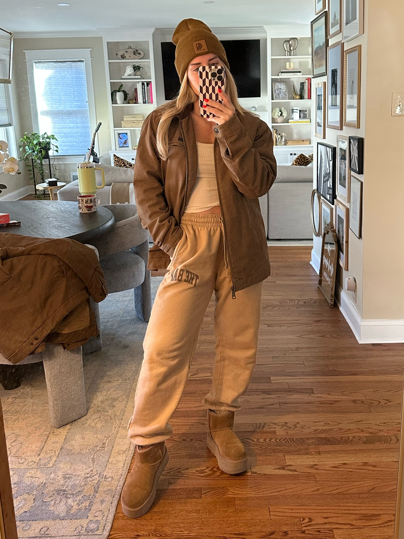 cozy | sweat pants | travel | the bar | carhartt | beanie | uggs

#LTKfindsunder100 #LTKSeasonal #LTKstyletip