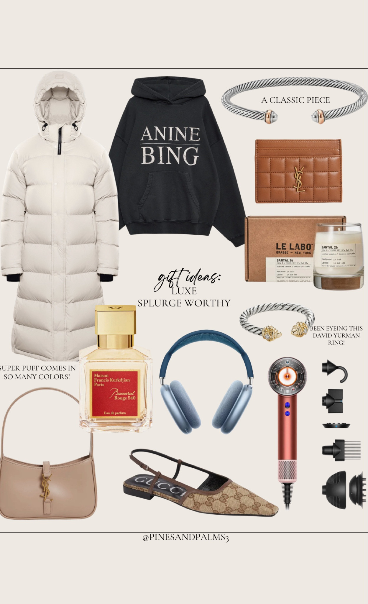 Luxury gift ideas 
Gift ideas for her 

#LTKGiftGuide #LTKHoliday