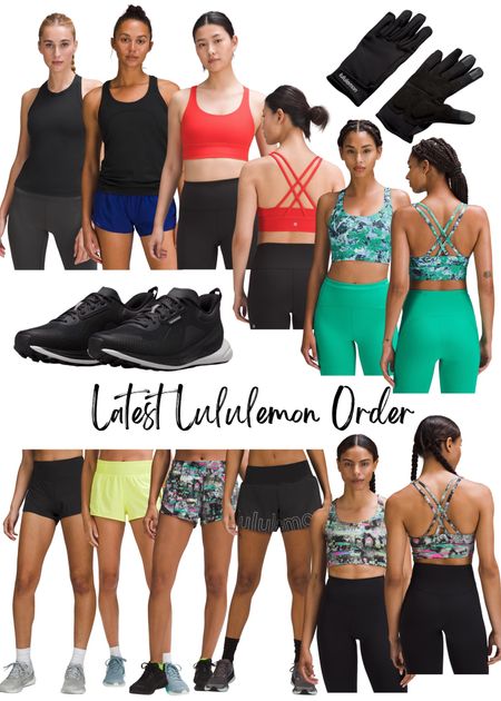 Latest Lululemon order! There are so many fun new prints and colors for summer; I couldn’t resist! 

I wear a size 8 in these sports bras. They’re amazing if you’re busty and work really well if you’re not! I wear a size 6 in the shorts and 6 in the tops.

#LTKsalealert #LTKstyletip #LTKfit