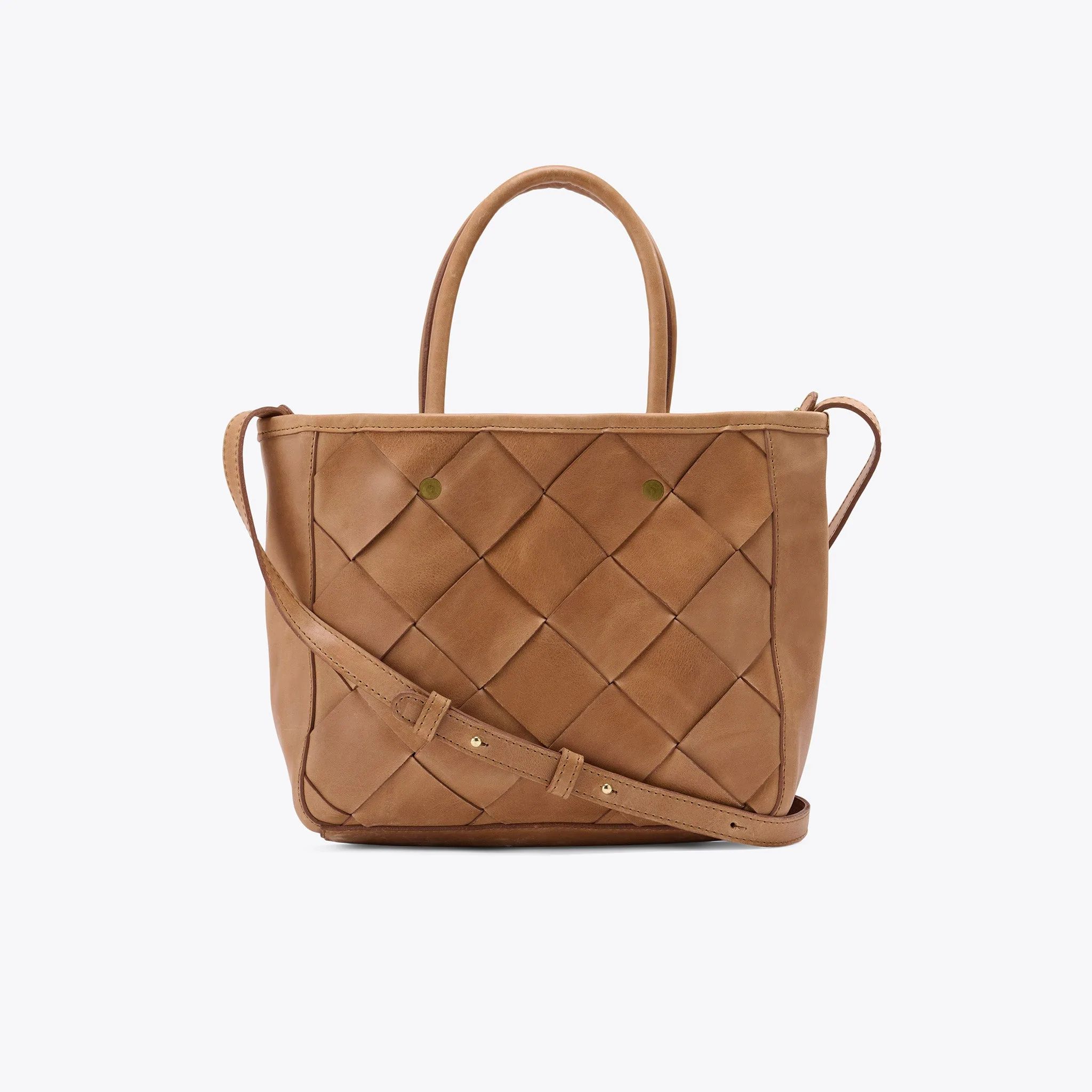Carry-All Handwoven Satchel Almond | Nisolo