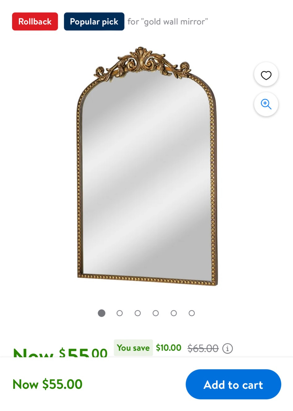 Knock off of the viral Anthropologie mirror! This is so cute and so affordable!

#LTKhome #LTKfamily #LTKfindsunder100