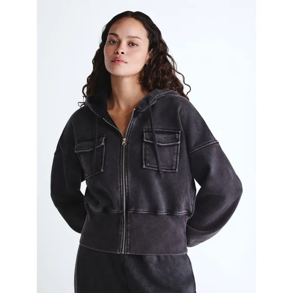 Scoop Women’s and Women’s Plus Full Zip Hoodie, Sizes XS-4X | Walmart (US)
