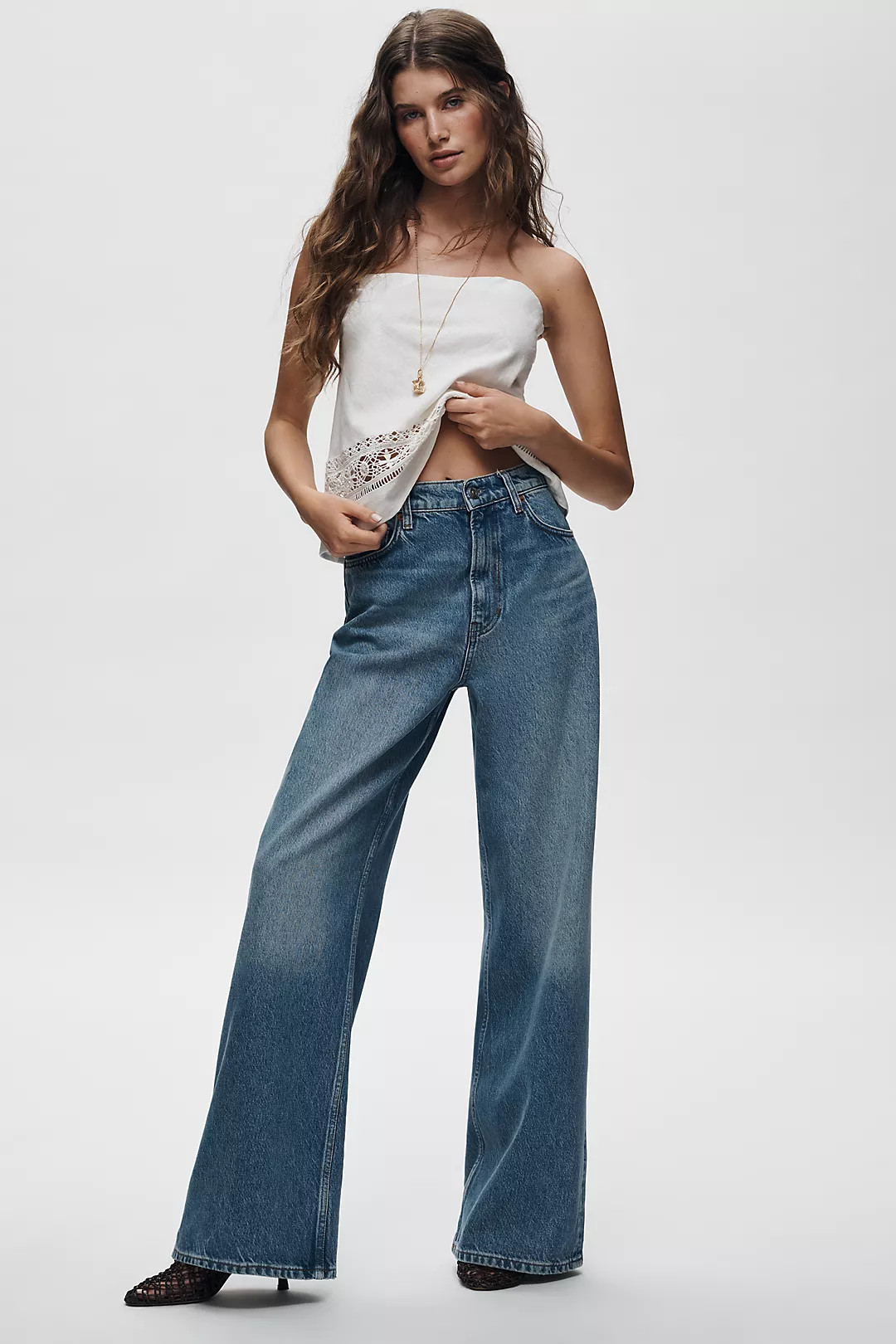 Reformation Cary High-Rise Wide Leg Jeans | Anthropologie (US)