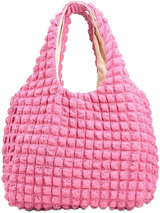 Bubble Hobo Bags for Women Bubble Tote Bag Cloud Shoulder Bag Hobo Bag Casual Purses Satchel Work... | Amazon (US)