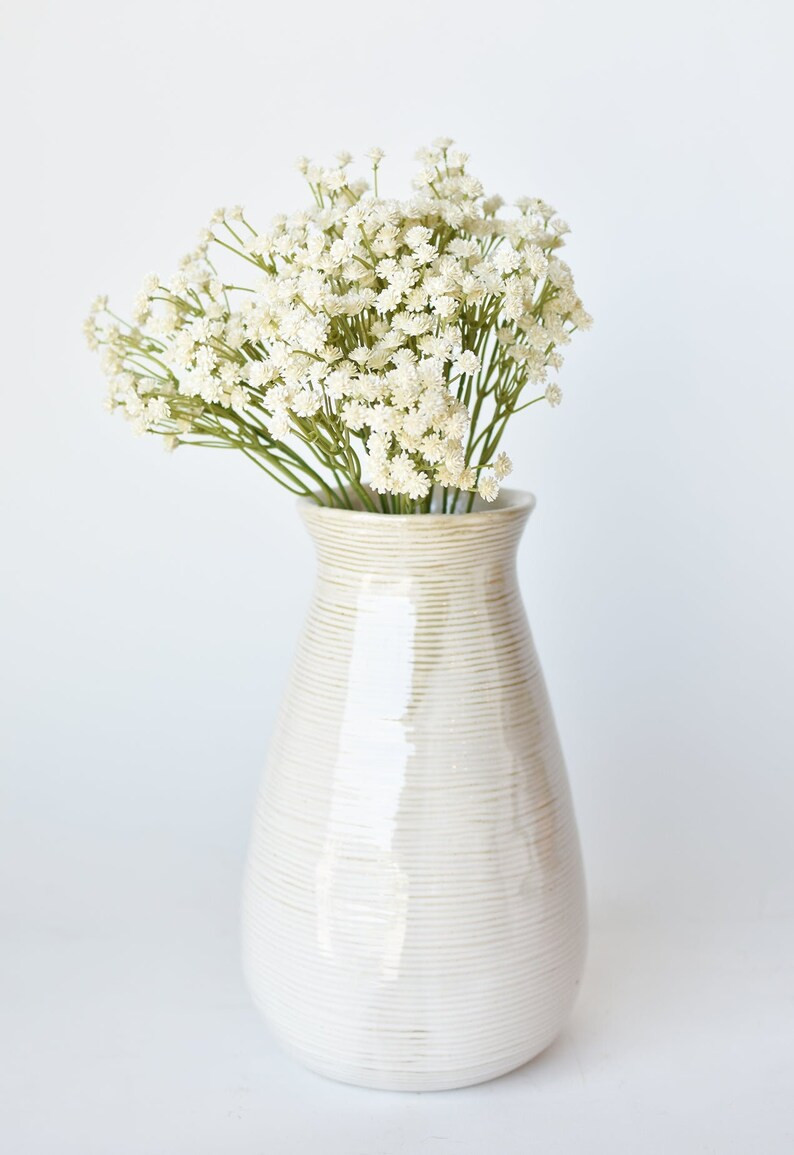 Faux Cream Baby's Breath Bush | Etsy (US)