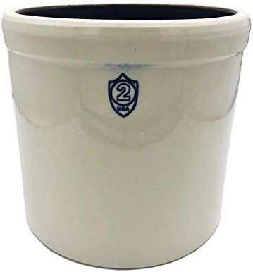 Ohio Stoneware 02436 2 gallon Bristol Crock, Small, White | Amazon (US)