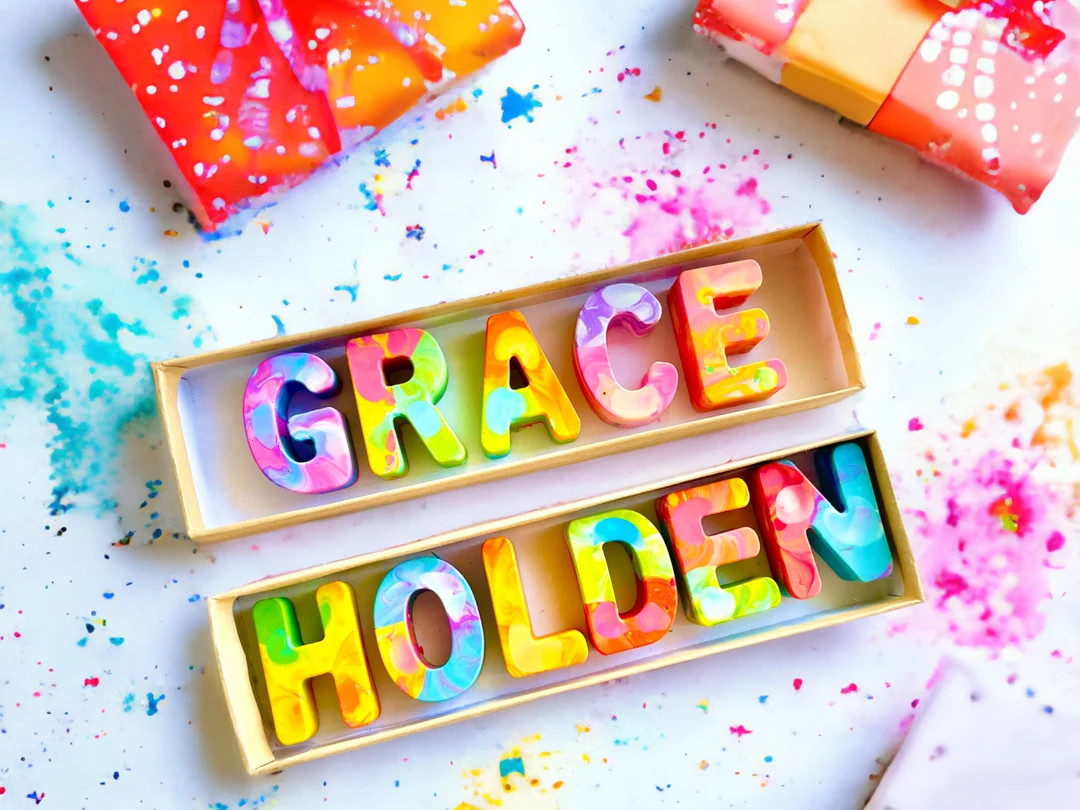 Kids Stocking Stuffers NAME Crayons Personalized Gifts for - Etsy | Etsy (US)