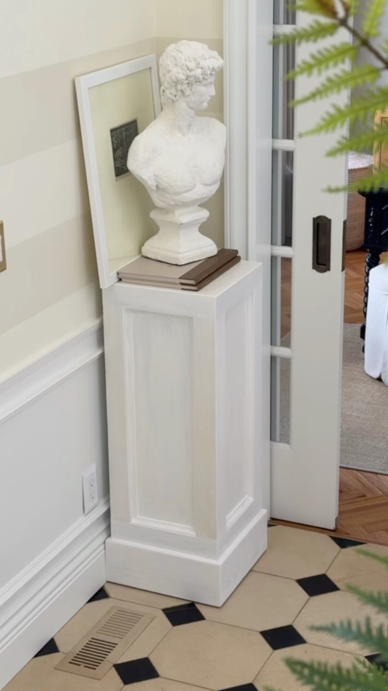 I love this corner in our entryway… it’s become my personal rotating gallery. 

#LTKHome