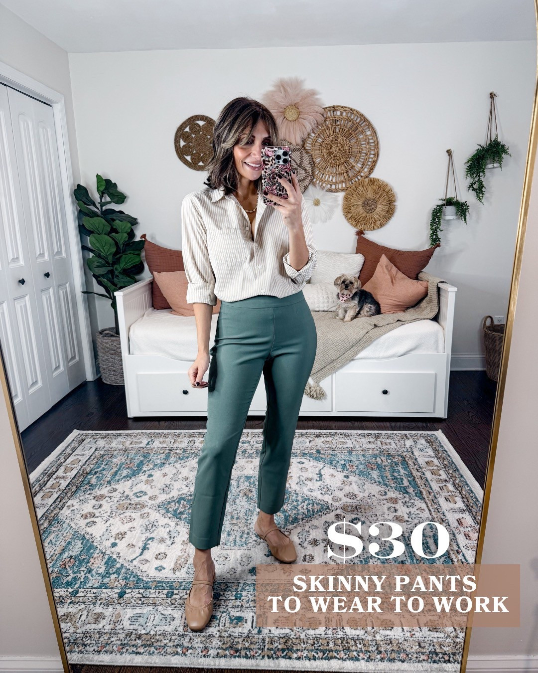 Target skinny pants I sized up to a 4
Loft shirt
Similar at Target 

#LTKSpringSale #LTKOver40 #LTKWorkwear