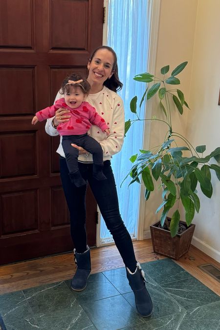 Mommy and me Valentine’s Day look! More Valentine’s gift ideas in my collection above this post to shop all in one place and I’ll be updating it with some date night inspo too! 

#LTKstyletip #LTKGiftGuide #LTKfindsunder100