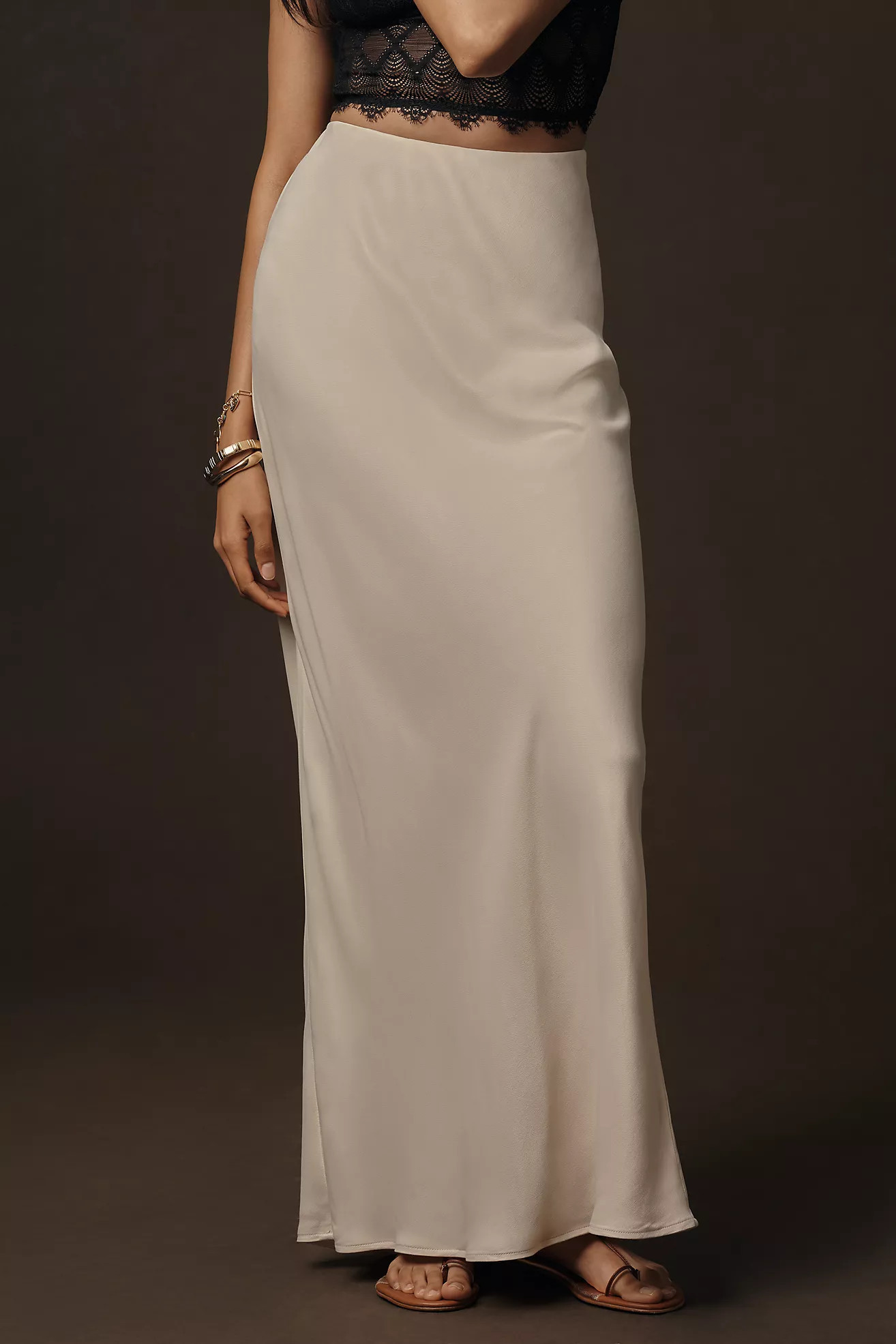 The Tilda Maxi Slip Skirt | Anthropologie (US)