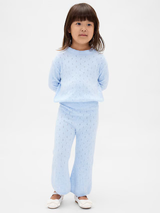 Baby & Toddler CashSoft Pointelle Flare Pants | Gap (US)